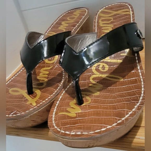 Sam Edelman Romy Thong Cork Wedge, size 11 - Picture 2 of 4